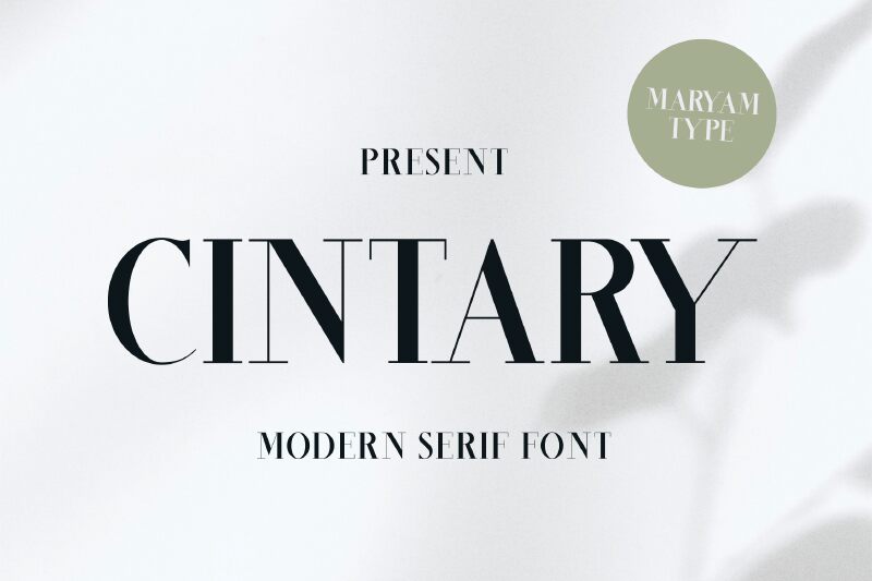 CINTARY Schriftart