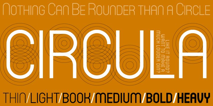Circula Thin Czcionka