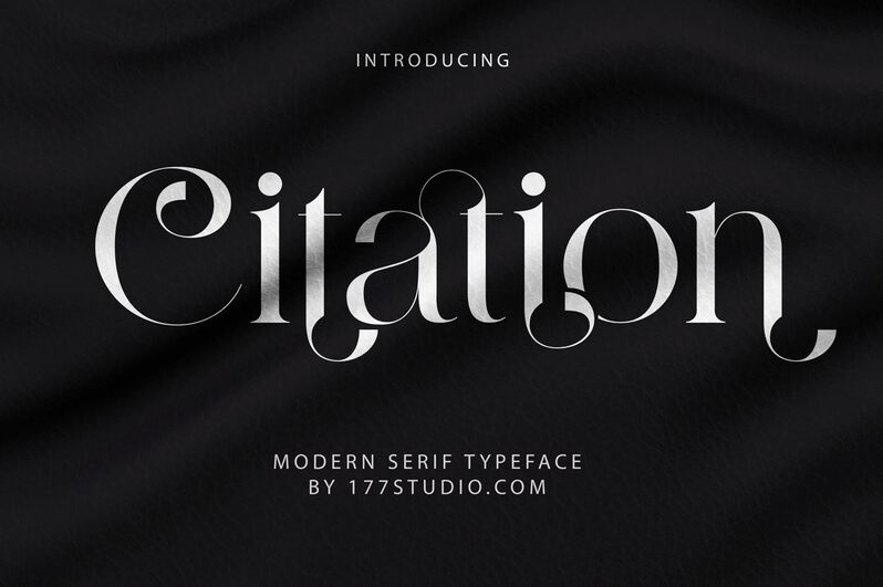 Citation Schriftart
