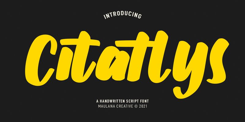 Citatlys Schriftart