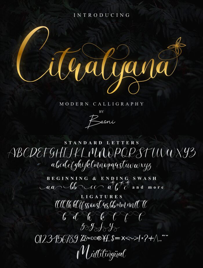 Citralyana Czcionka