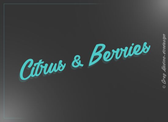 Citrus & Berries Czcionka