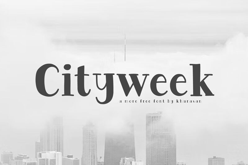 Cityweek Czcionka