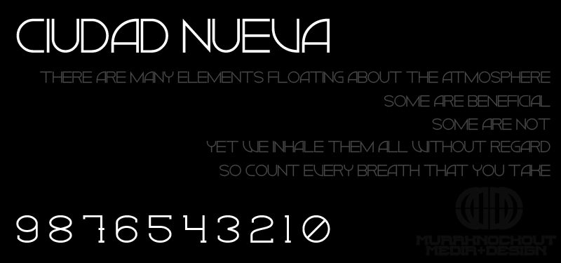Ciudad Nueva CAPS Font