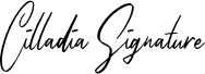 CilladiaSignatureDEMO-Regular