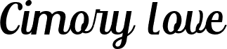 Cimory Love Italic