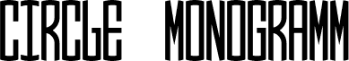 Circle Monogramm Middle