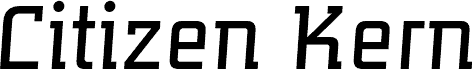 CitizenKern Oblique