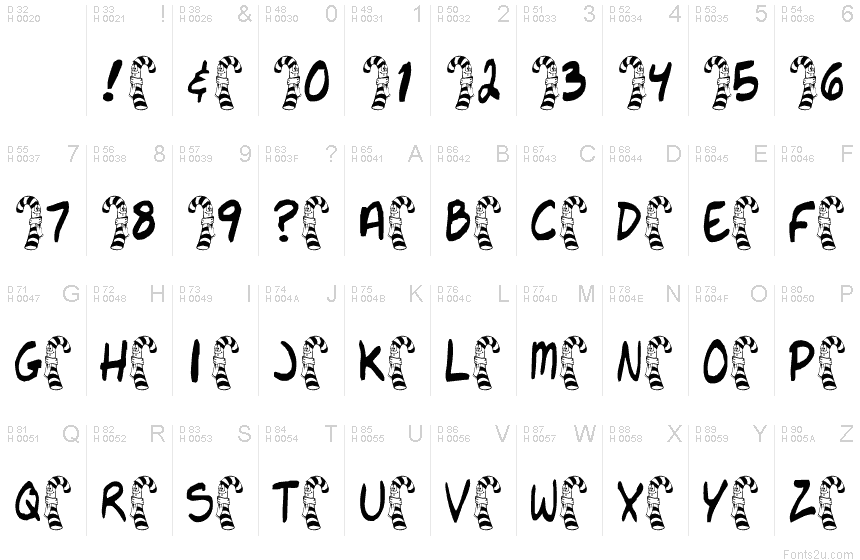 Basic Latin - charmap