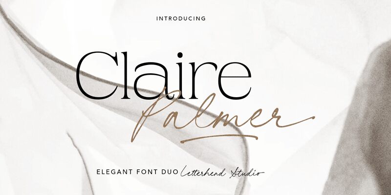 Claire Palmer Script Druh písma