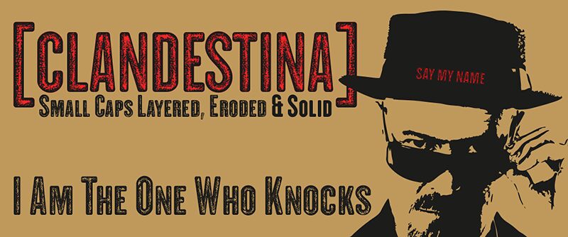 CLANDESTINA Czcionka