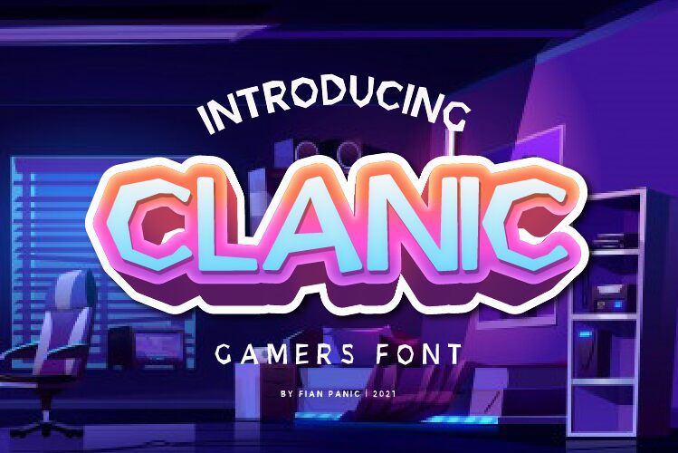 Clanic Font Schriftart