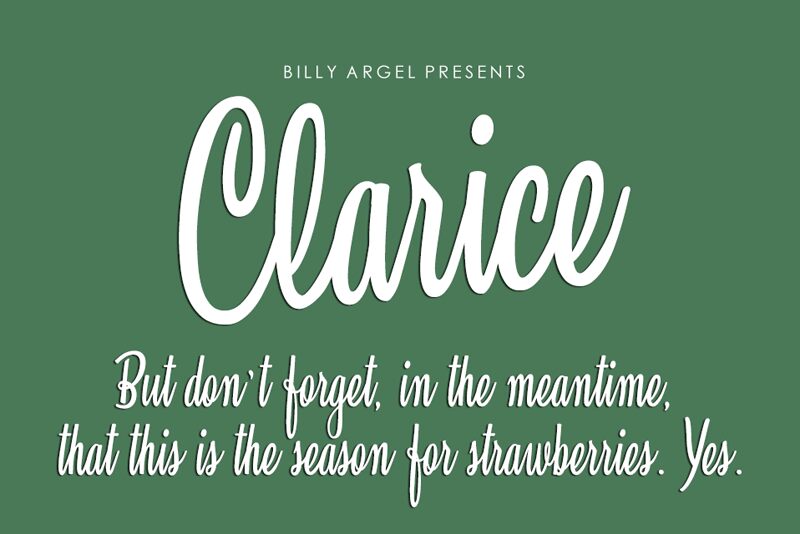 Clarice Schriftart