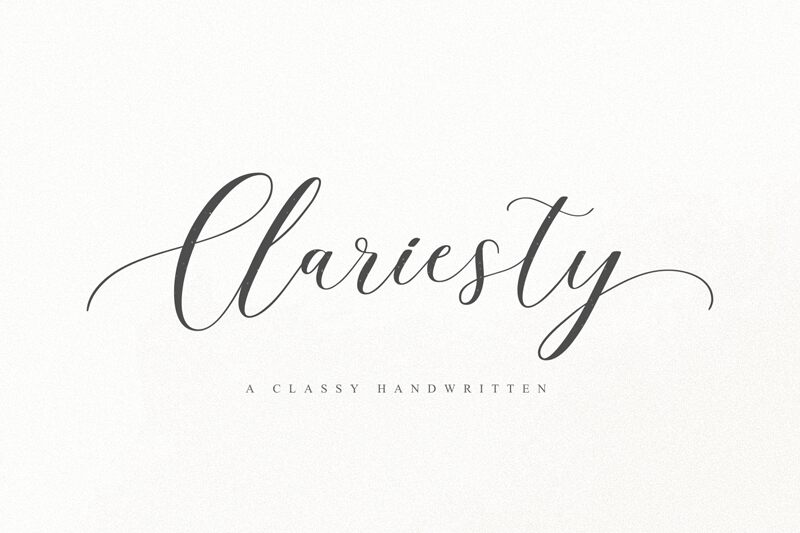 Clariesty フォント