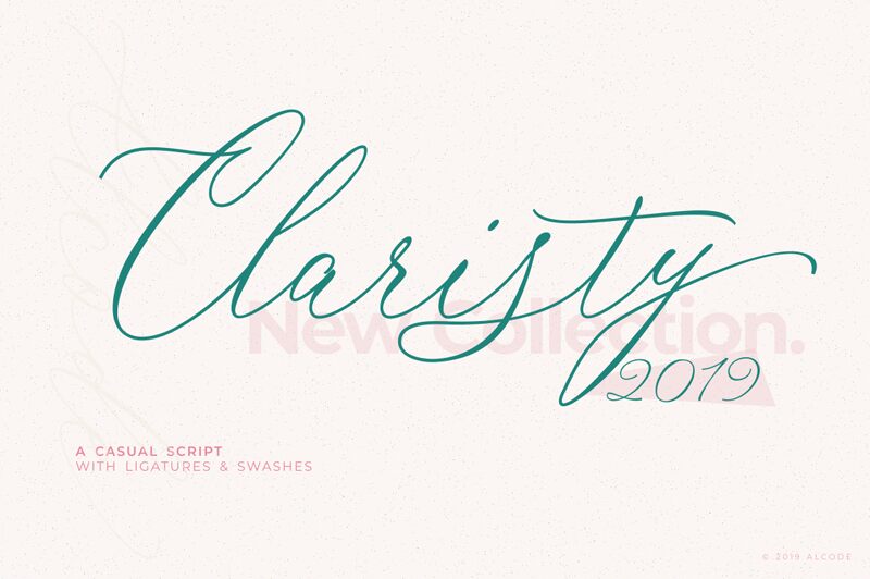 Claristy Druh písma