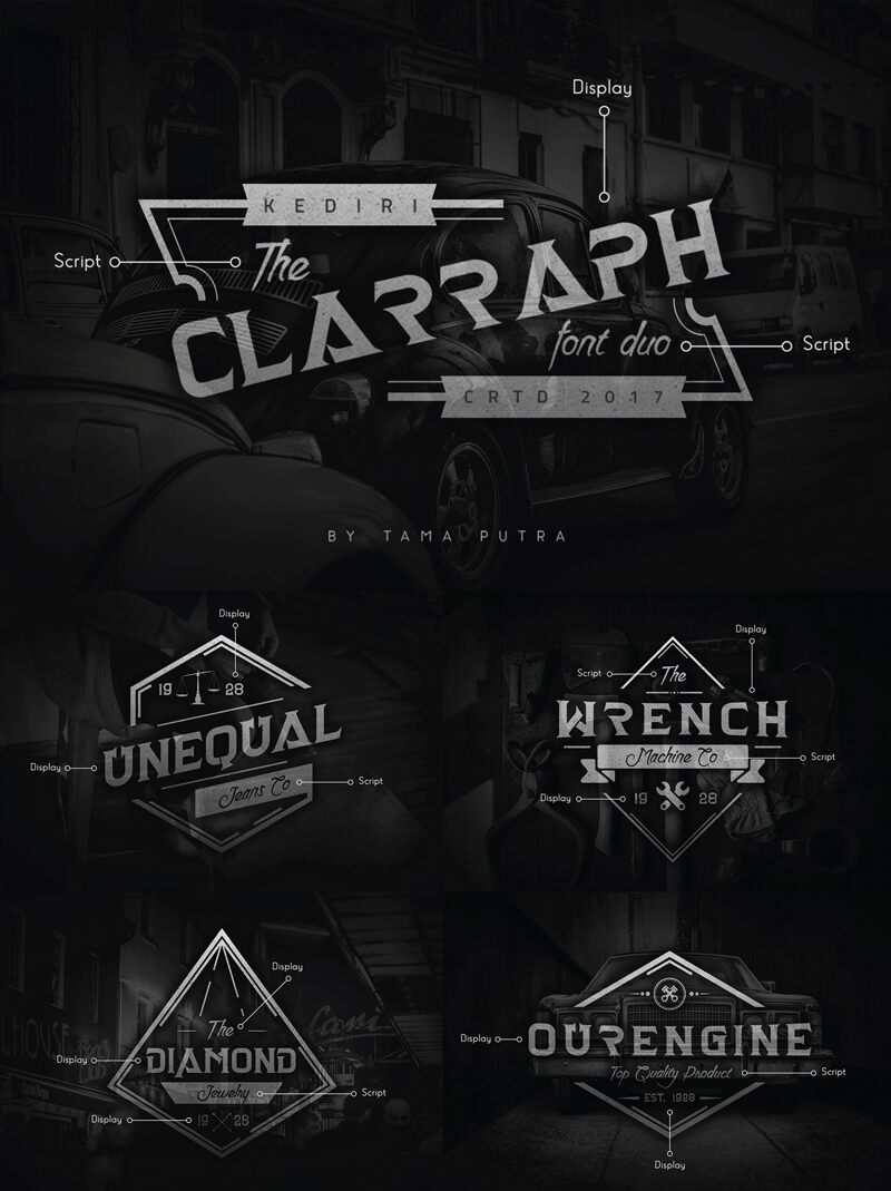 Clarraph Schriftart
