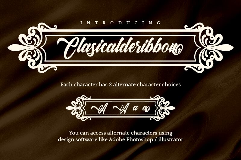 Clasicalderibbon Czcionka