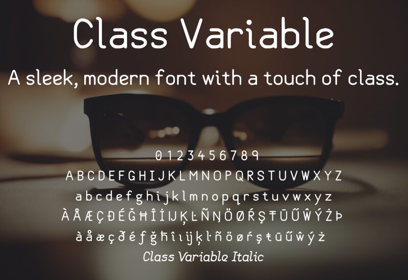 Class Variable Fonte