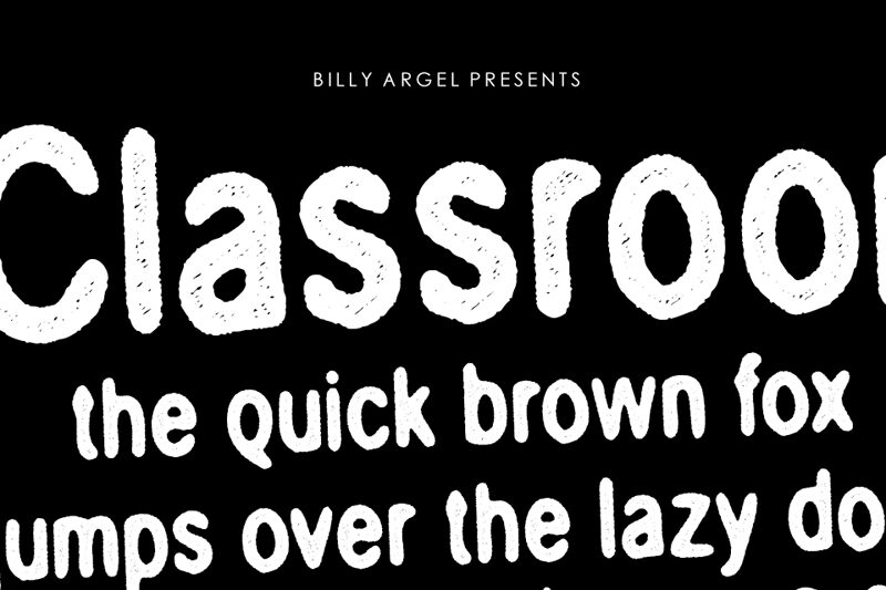 Classroom Schriftart