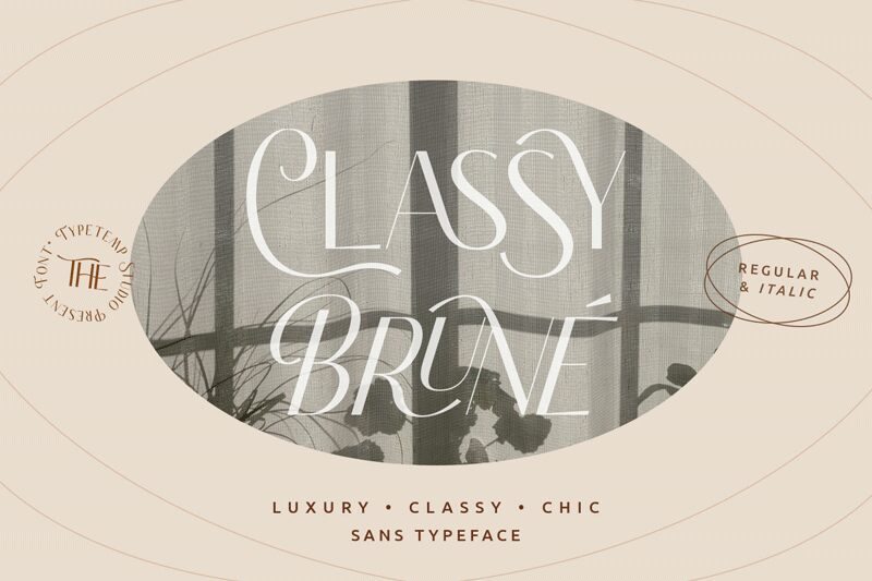 Classy Brune フォント