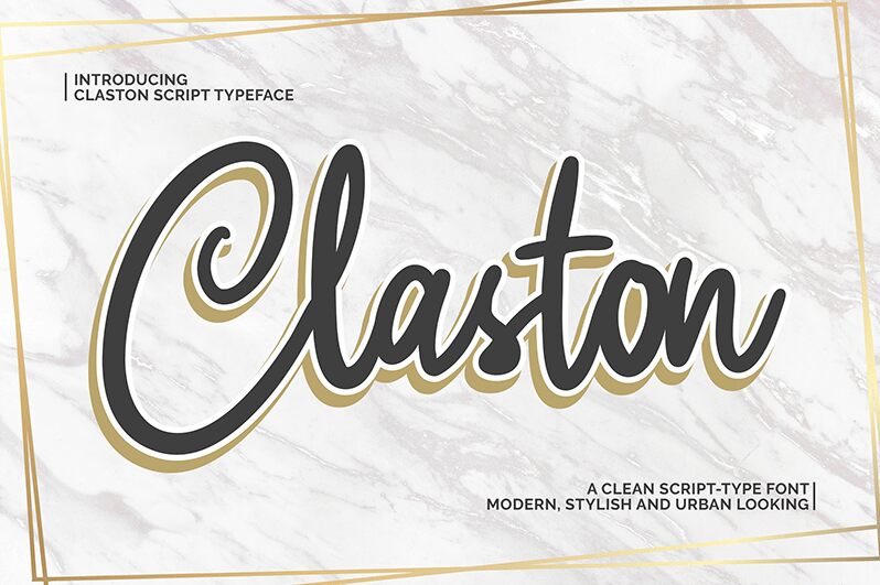 Claston Script Schriftart