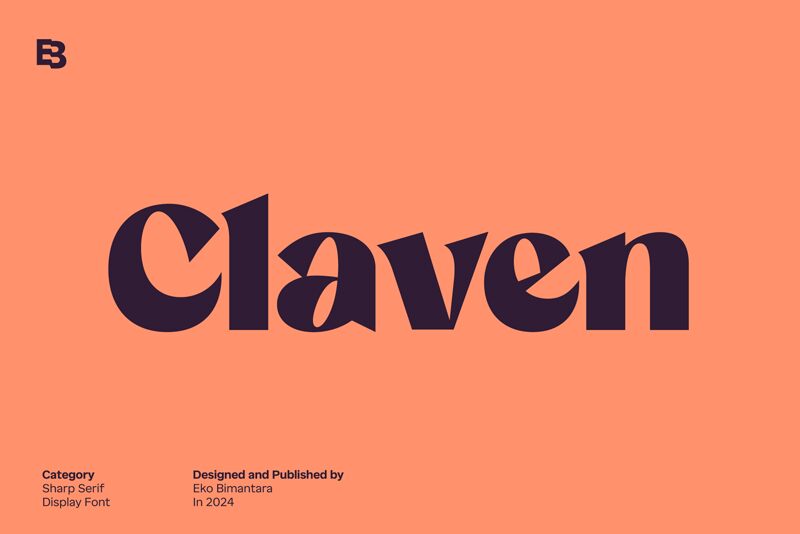 Claven Schriftart