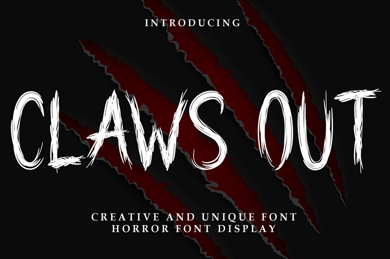 Claws Out Czcionka