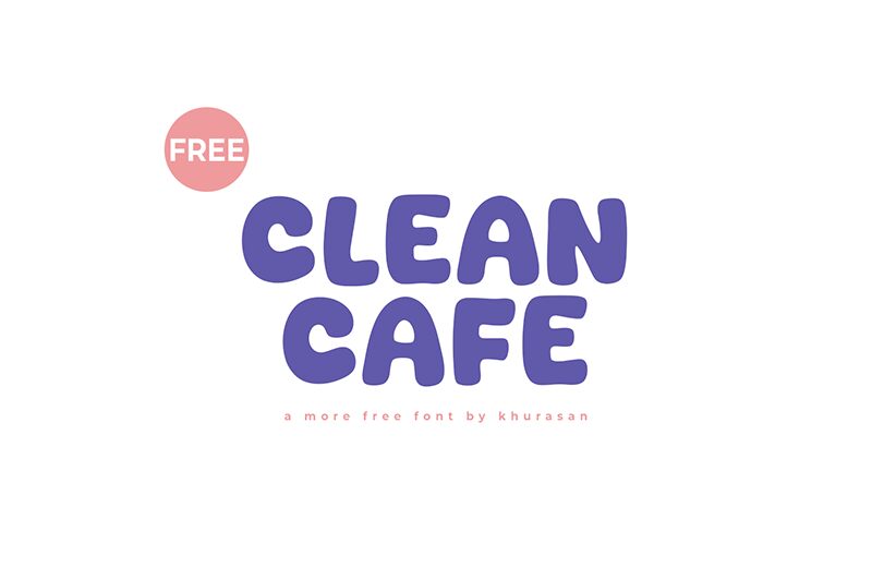 Clean Cafe Schriftart