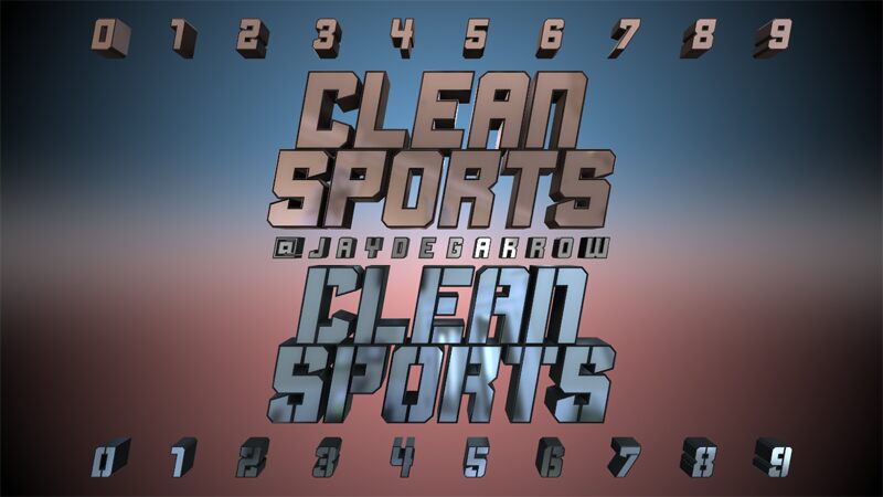 Clean Sports Czcionka