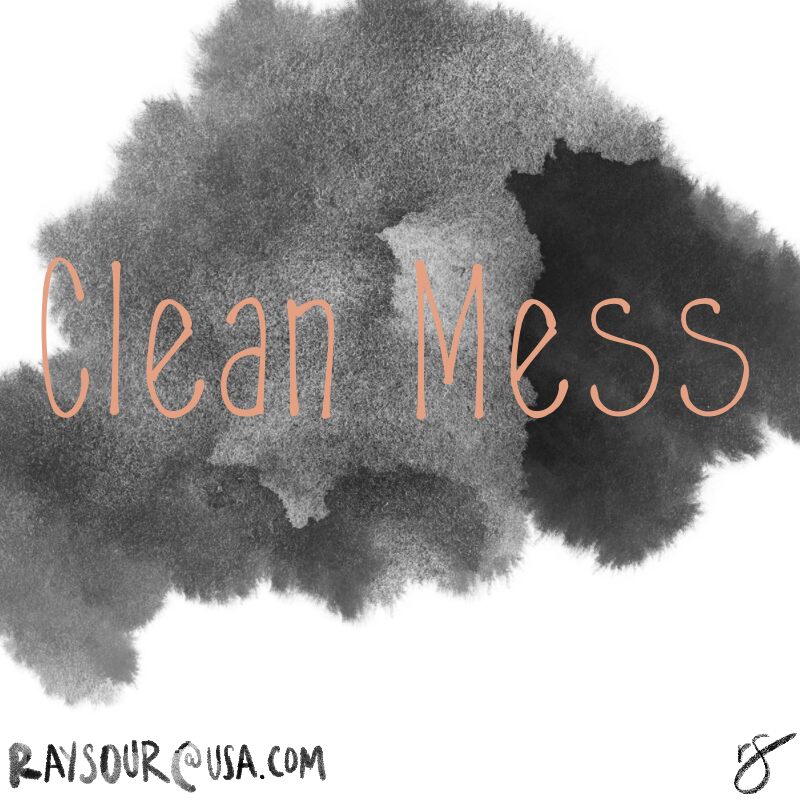CleanMess Druh písma