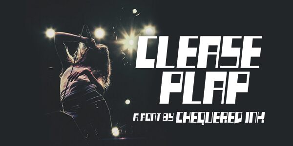 Clease Plap Schriftart