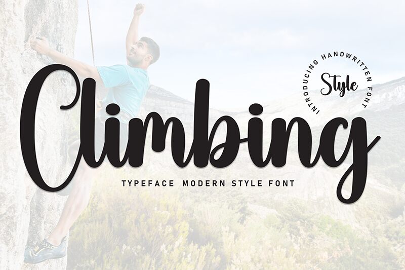 Climbing Schriftart