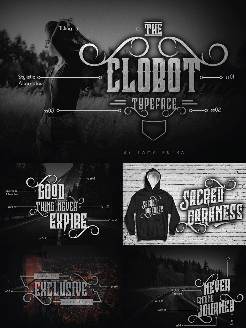 Clobot Schriftart