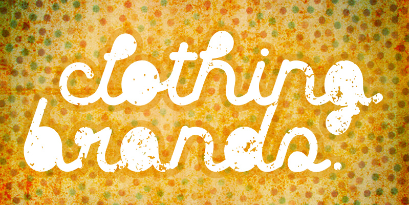 Clothing brands Czcionka