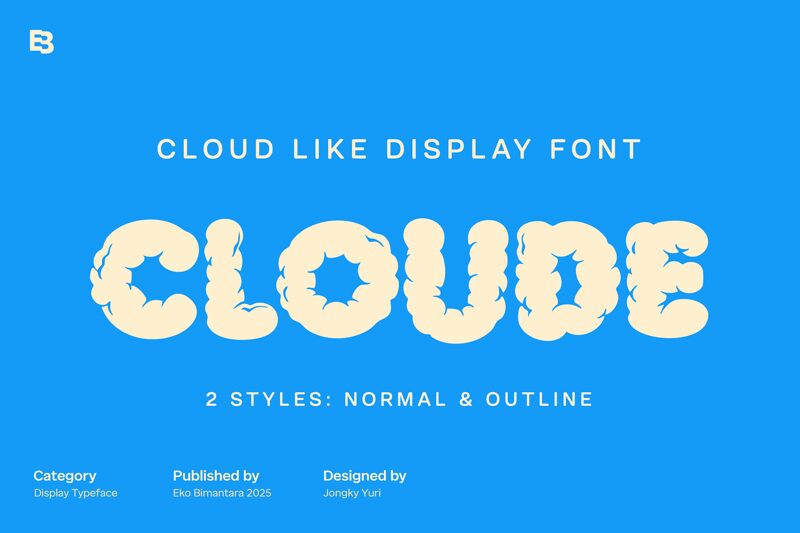Cloude — Prezentace písma