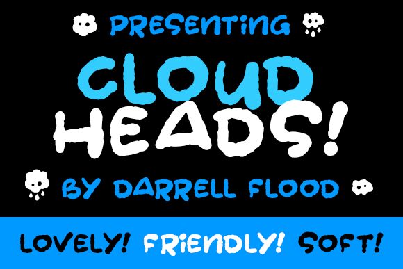 Cloudheads Шрифт