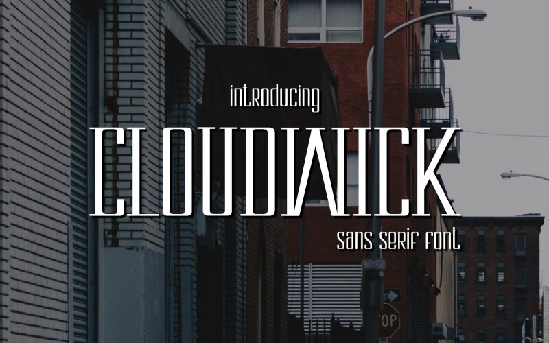 Cloudwick Schriftart