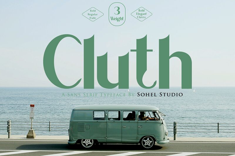 Cluth Schriftart