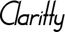 Claritty_Italic
