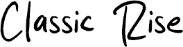Classic Rise Schriftart