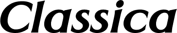 Classica Bold Oblique