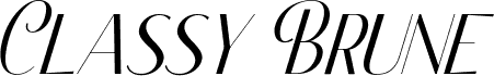 Classy Brune Italic Free Regular