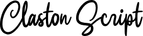 Claston Script Regular