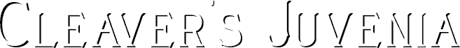 Cleaver's_Juvenia_Embossed