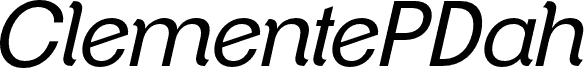 ClementePDah-BookItalic