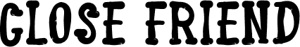 Close Friend 字体预览