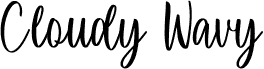 Cloudy Wavy Personal Use