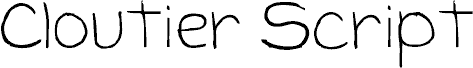 CloutierScript Regular