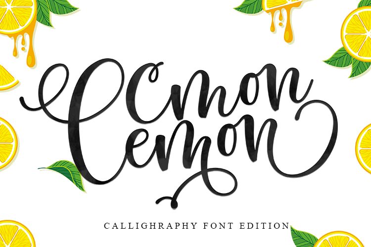 Cmon Lemon Schriftart