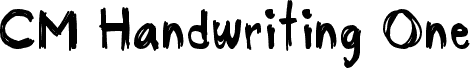 CM Handwriting One